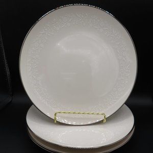 Set of 4, Vintage Noritake Ivory China Lorelei 7541 Plate 8 3/8 in